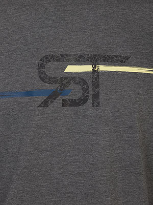 Grey melange blouse with print - 42389 40.49 € img3