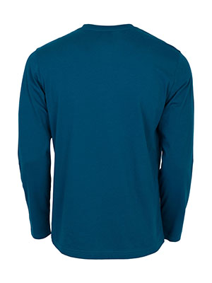 Petrol blue blouse with stylish print - 42391 40.49 € img2