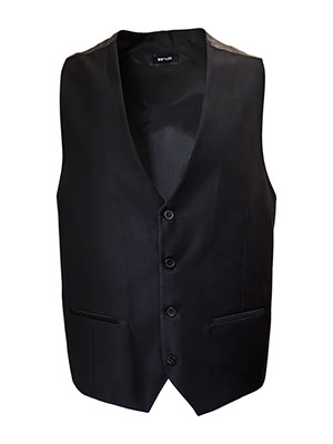 Vestă clasică bărbătească neagră - 44059 - € 21.93