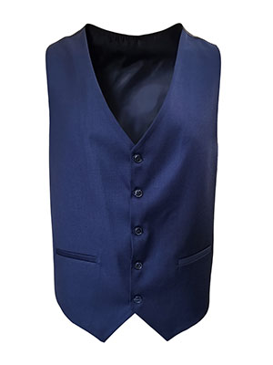 Vestă clasică bărbătească albastru închi - 44064 - € 21.93