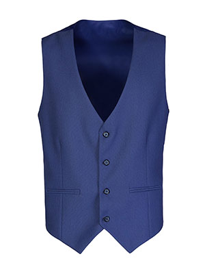 Mens vest in classic blue-44072-€ 37.12