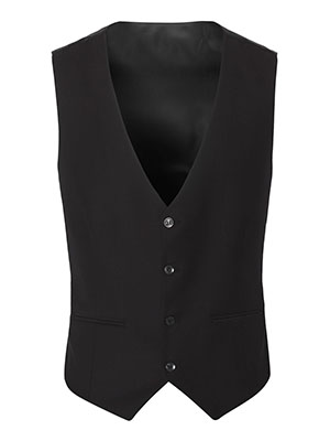 Mens classic vest in black - 44073 - € 34.87