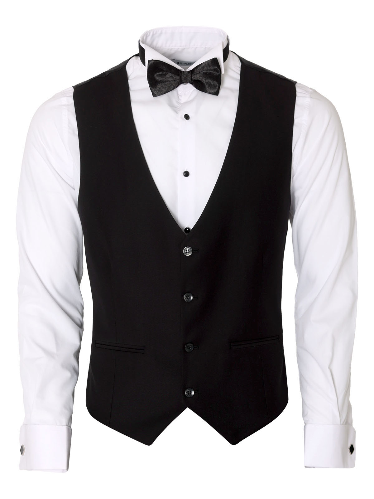 Mens classic vest in black - 44073 € 34.87 img2