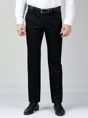 Ίσιο μαύρο παντελόνι - 60171 - € 24.75