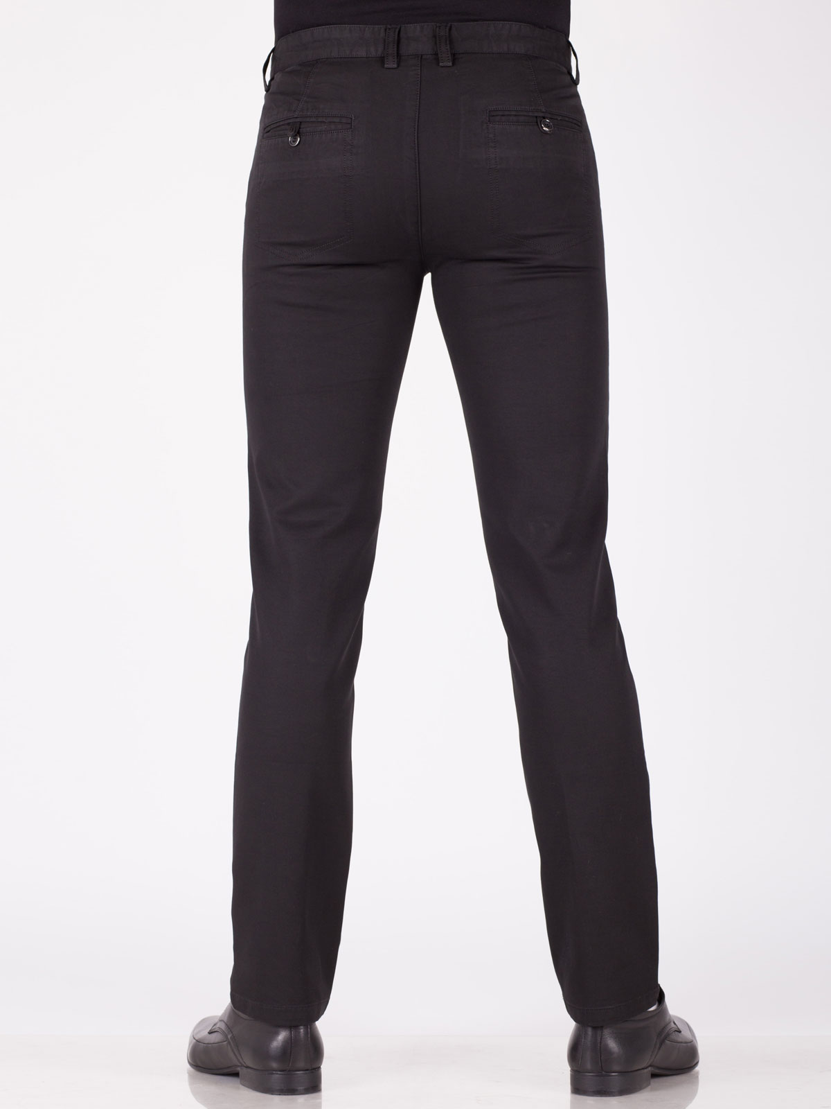 Pantaloni din bumbac negru si tencel - 60181 € 11.25 img2