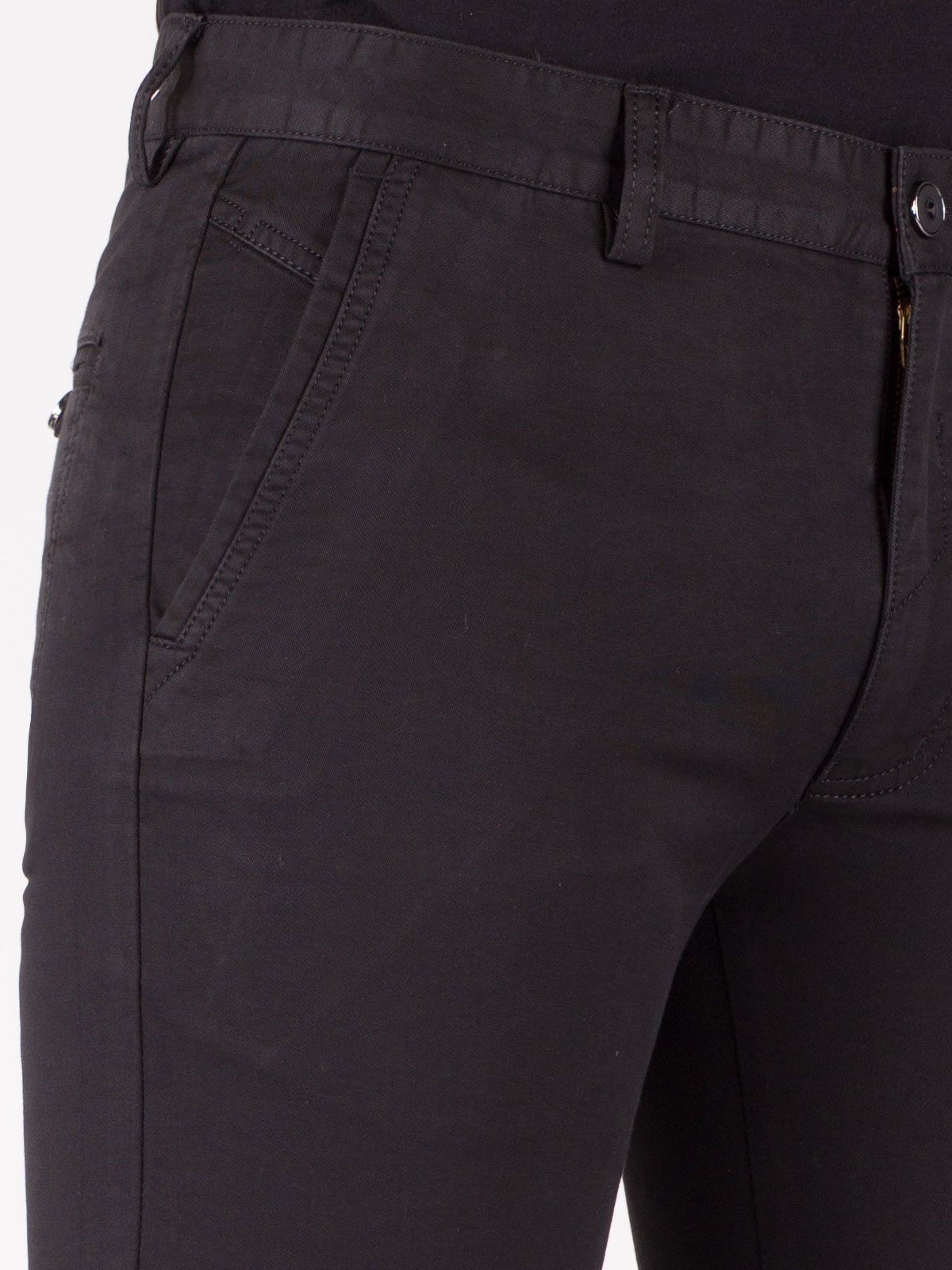 Pantaloni din bumbac negru si tencel - 60181 € 11.25 img3