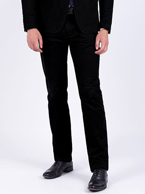 Elegant black fitted trousers - 60234 - € 14.06