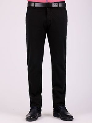 Σπορ κομψό μαύρο παντελόνι - 60236 - € 14.06