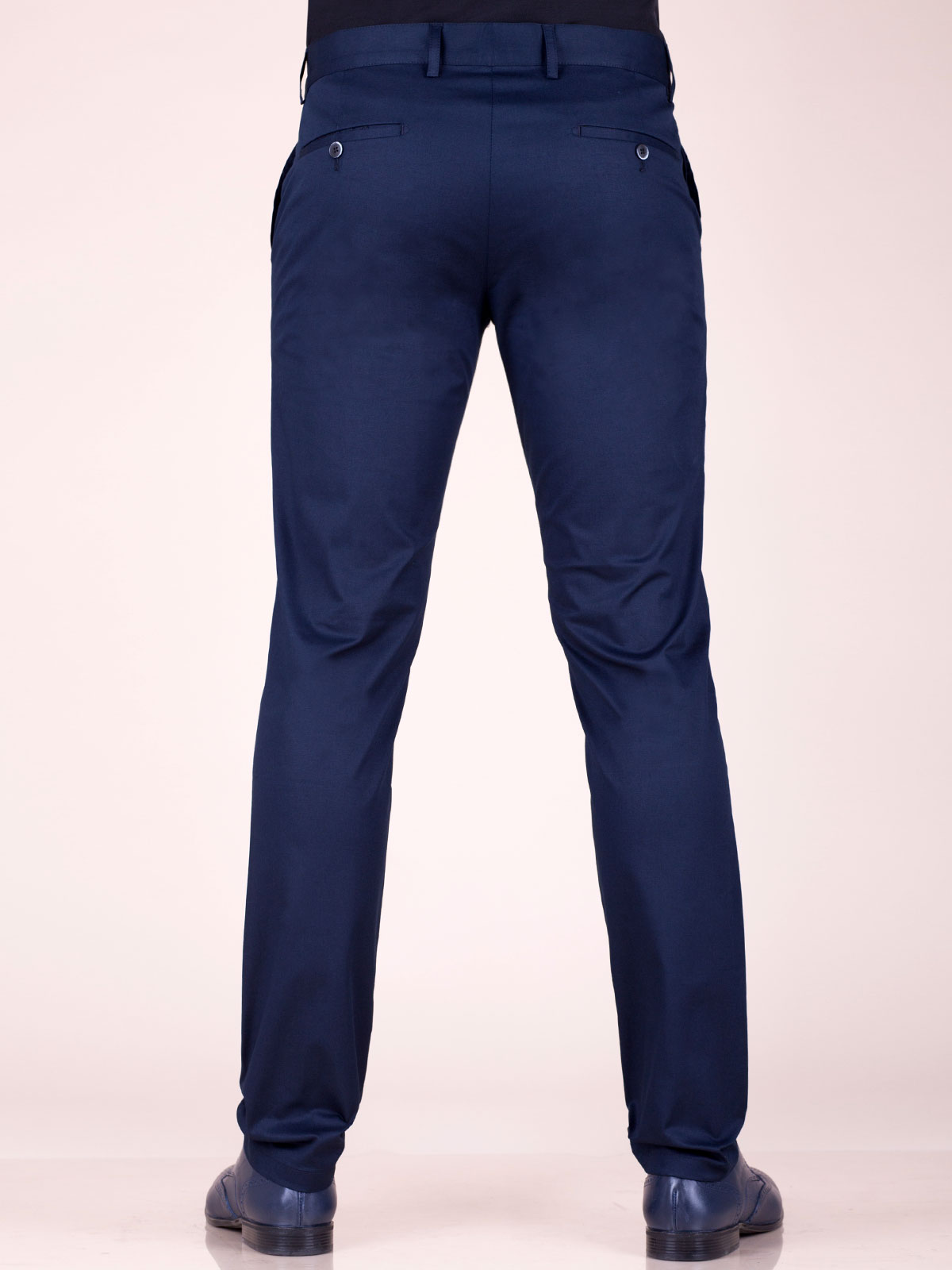 Trousers in dark blue with fitted silho - 60244 € 14.06 img2