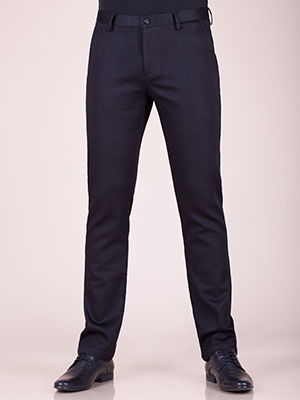 Black trousers with straight cut - 60247 - € 14.06