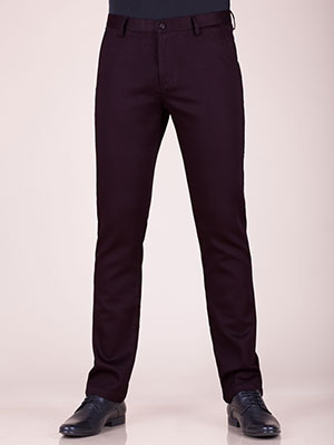 8 By YOOX, Dark purple Men's Denim Pants