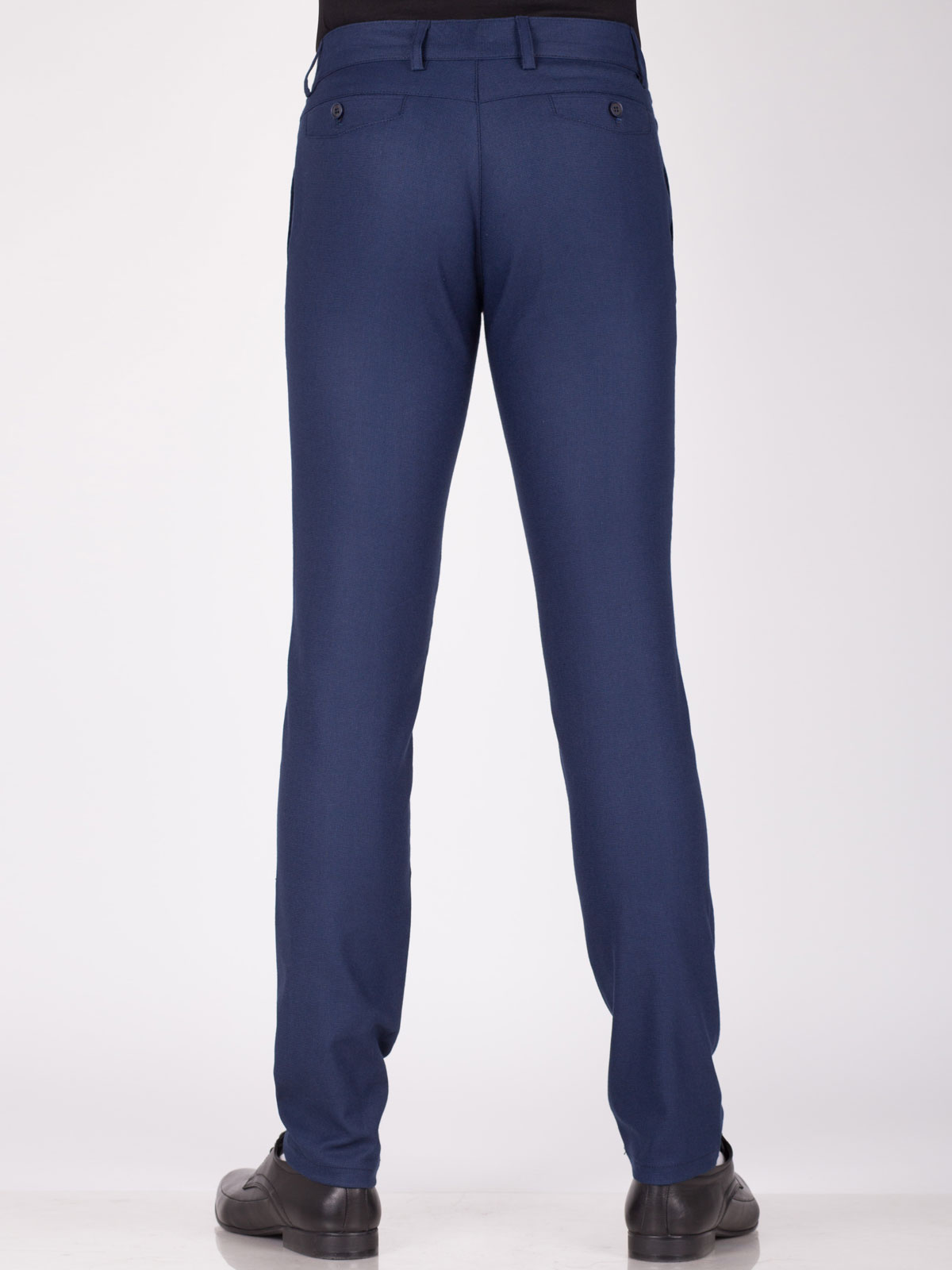 Pantaloni din țesătură cu bob albastru - 60255 € 21.93 img2