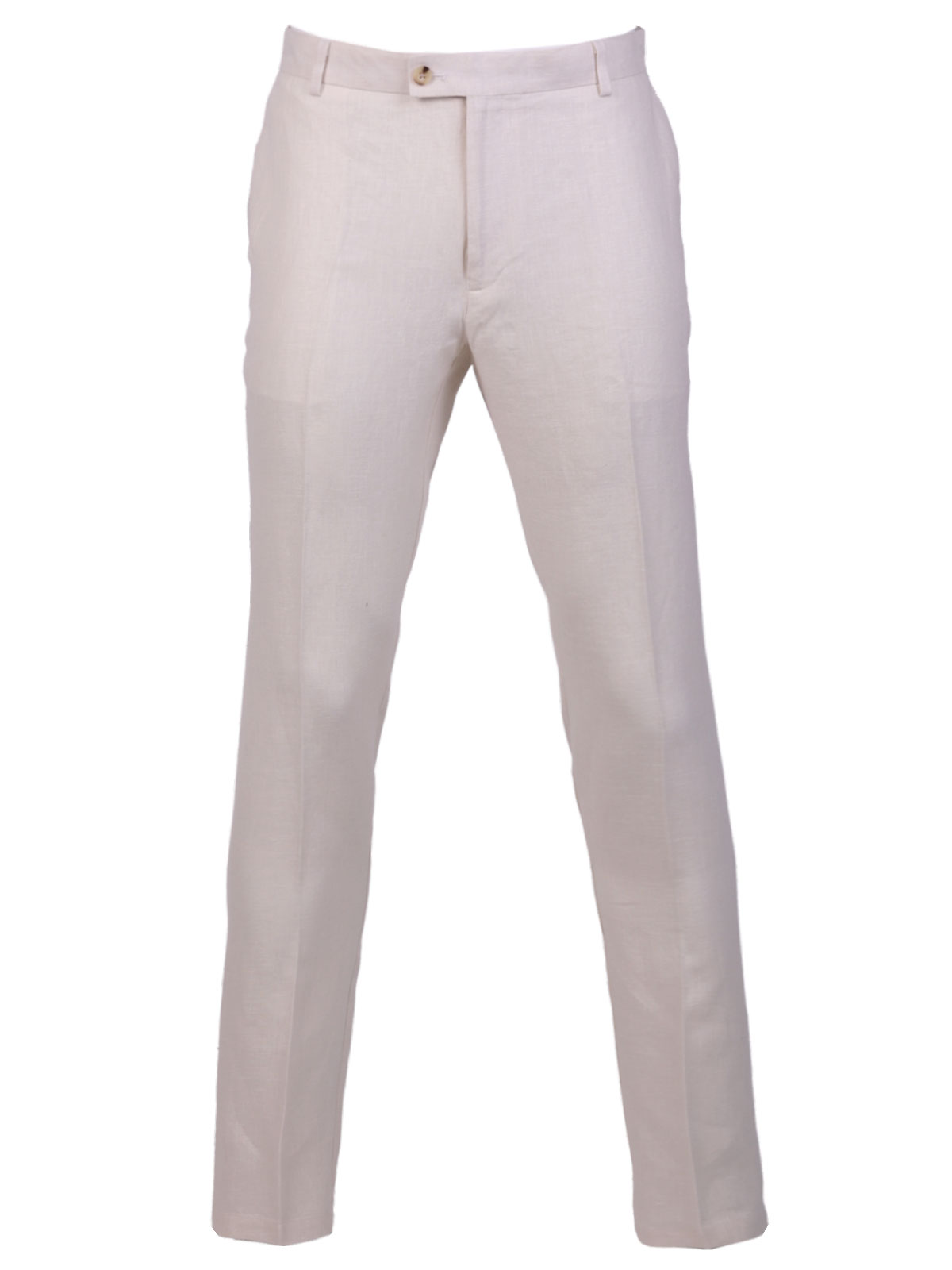 Pantaloni din in în culoarea nisip desch - 60257 € 65.24 img1