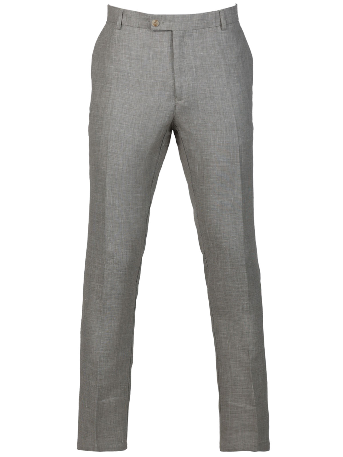 Linen pants in green melange - 60260 € 65.24 img1