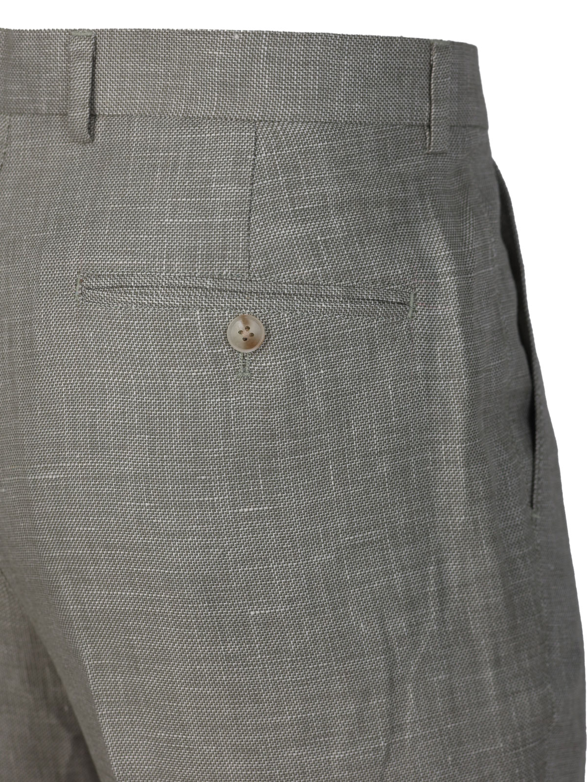 Linen pants in green melange - 60260 € 65.24 img3