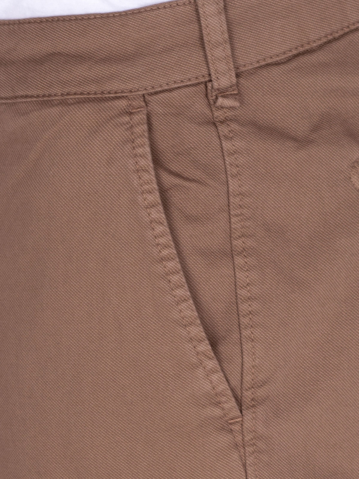 Pantaloni cropți în culoarea cămilului - 60279 € 49.49 img2