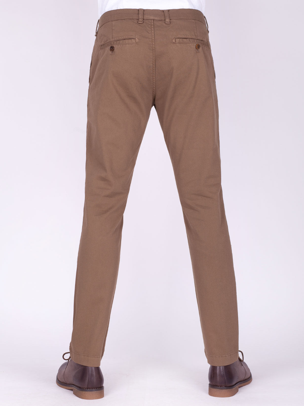 Εφαρμοσμένο παντελόνι σε καμηλό χρώμα - 60279 € 49.49 img3