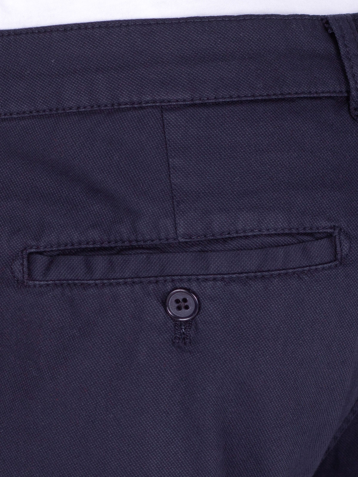 Δομημένο παντελόνι σε σκούρο μπλε - 60280 € 61.30 img4