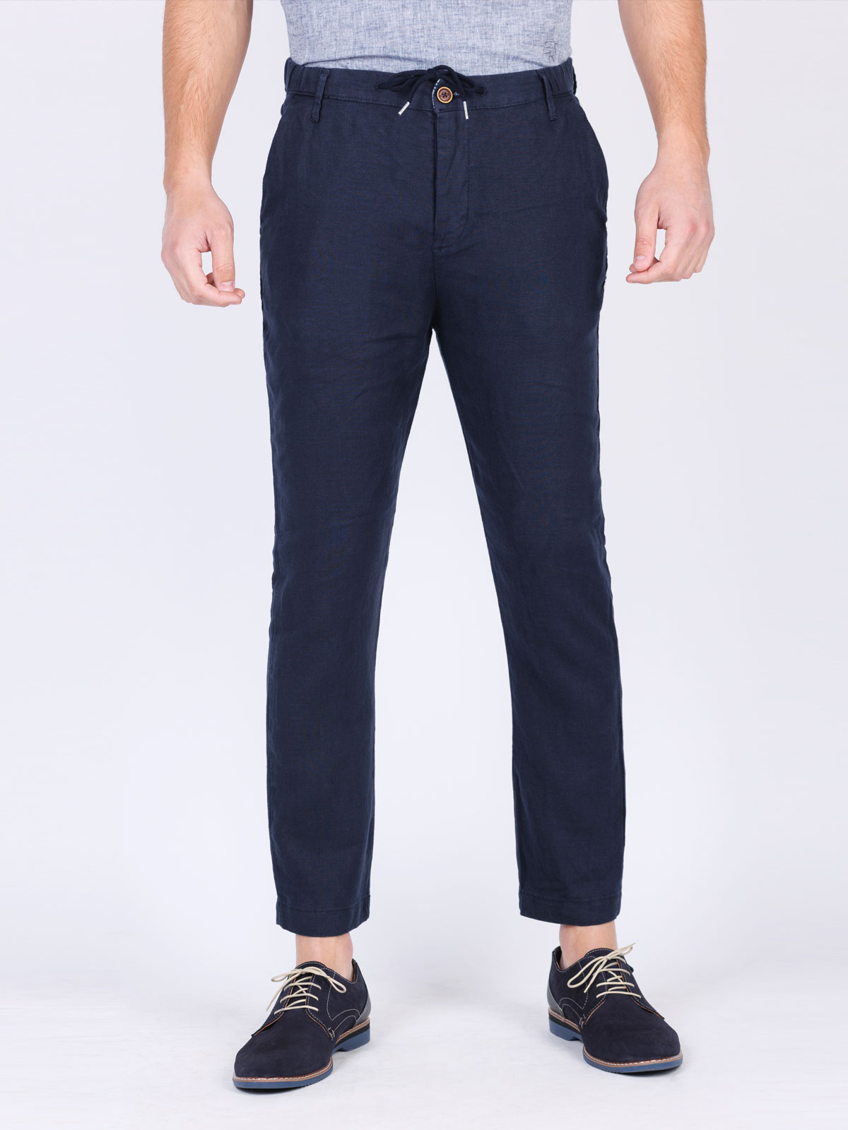 Pantaloni din in albastru închis pentru  - 60291 € 50.06 img1