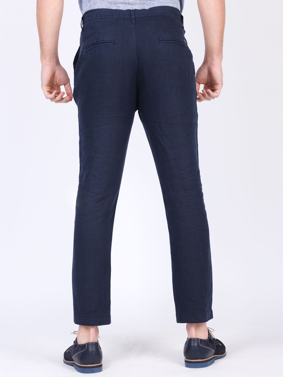 Linen pants in dark blue - 60291 € 66.37 img2