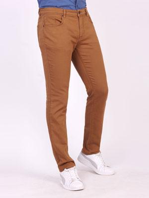 Mens trousers in camel-60297-€ 66.37