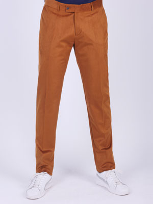 Mustard colored trousers for men-60299-€ 66.37