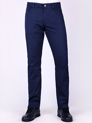 Pantaloni bleumarin cu cinci buzunare-60301-€ 66.37