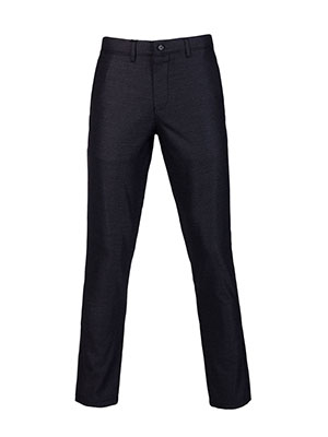 Fitted trousers in dark gray stripe - 60315 - € 66.37