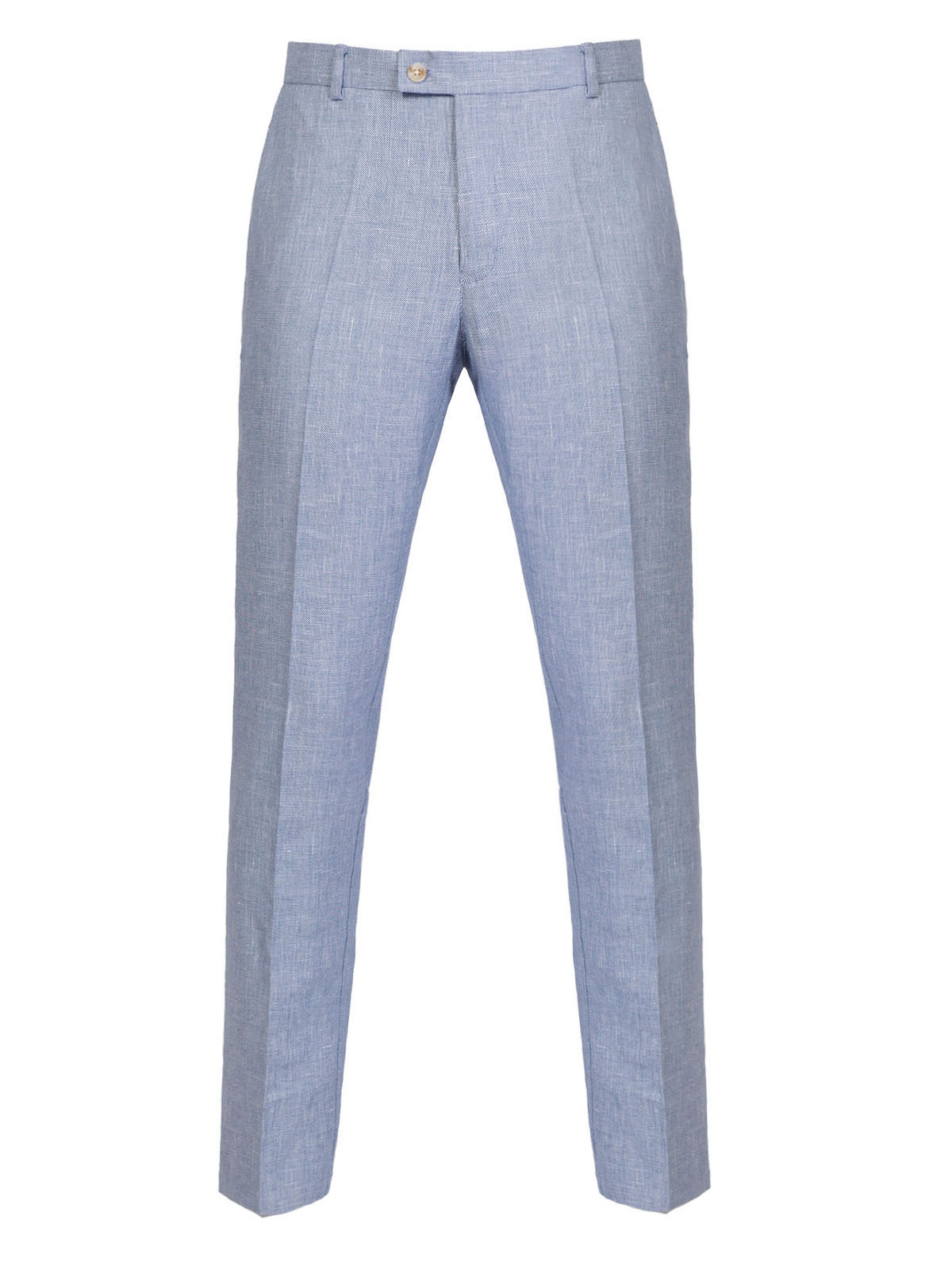 Linen mens trousers in light blue melang - 60318 € 65.24 img1