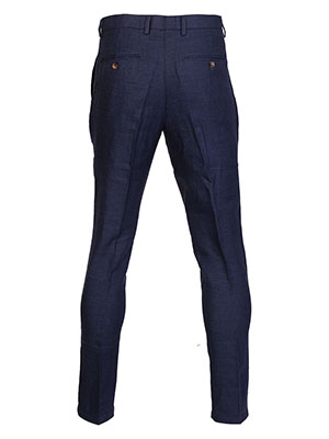 Linen trousers in dark blue - 60319 € 65.24 img2