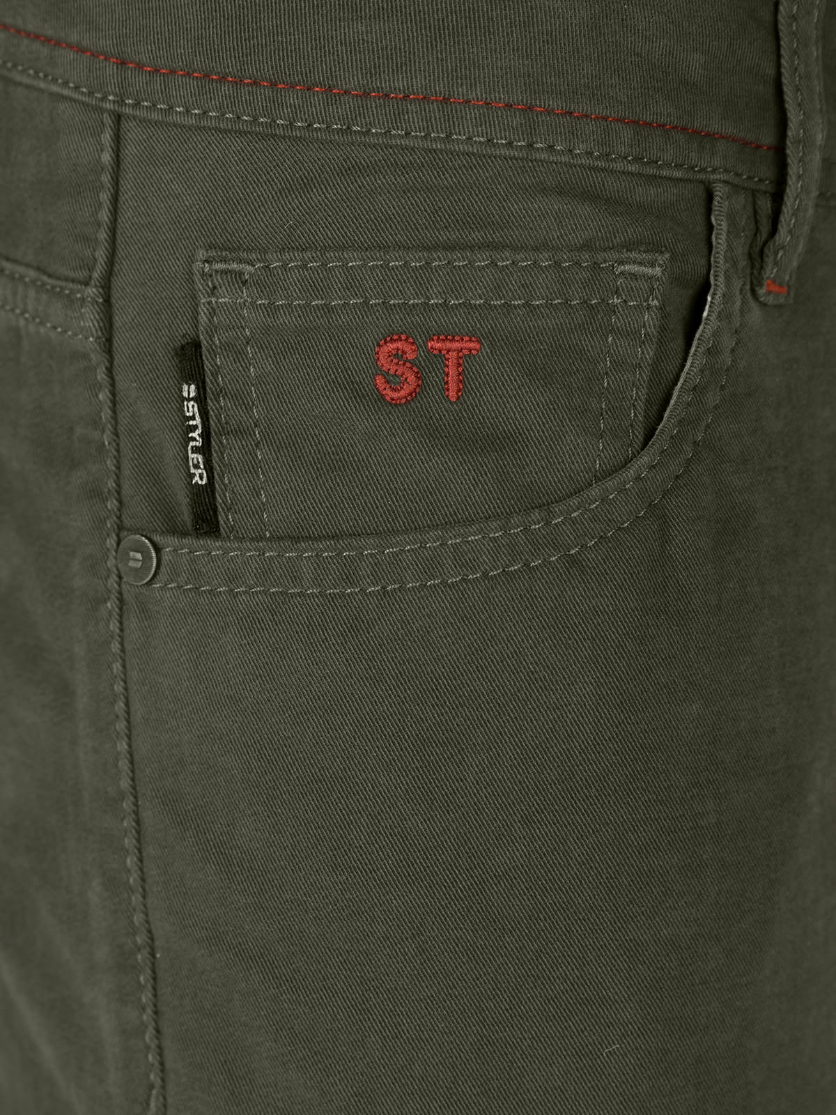 Mens dark khaki trousers - 60323 89.42 € img3