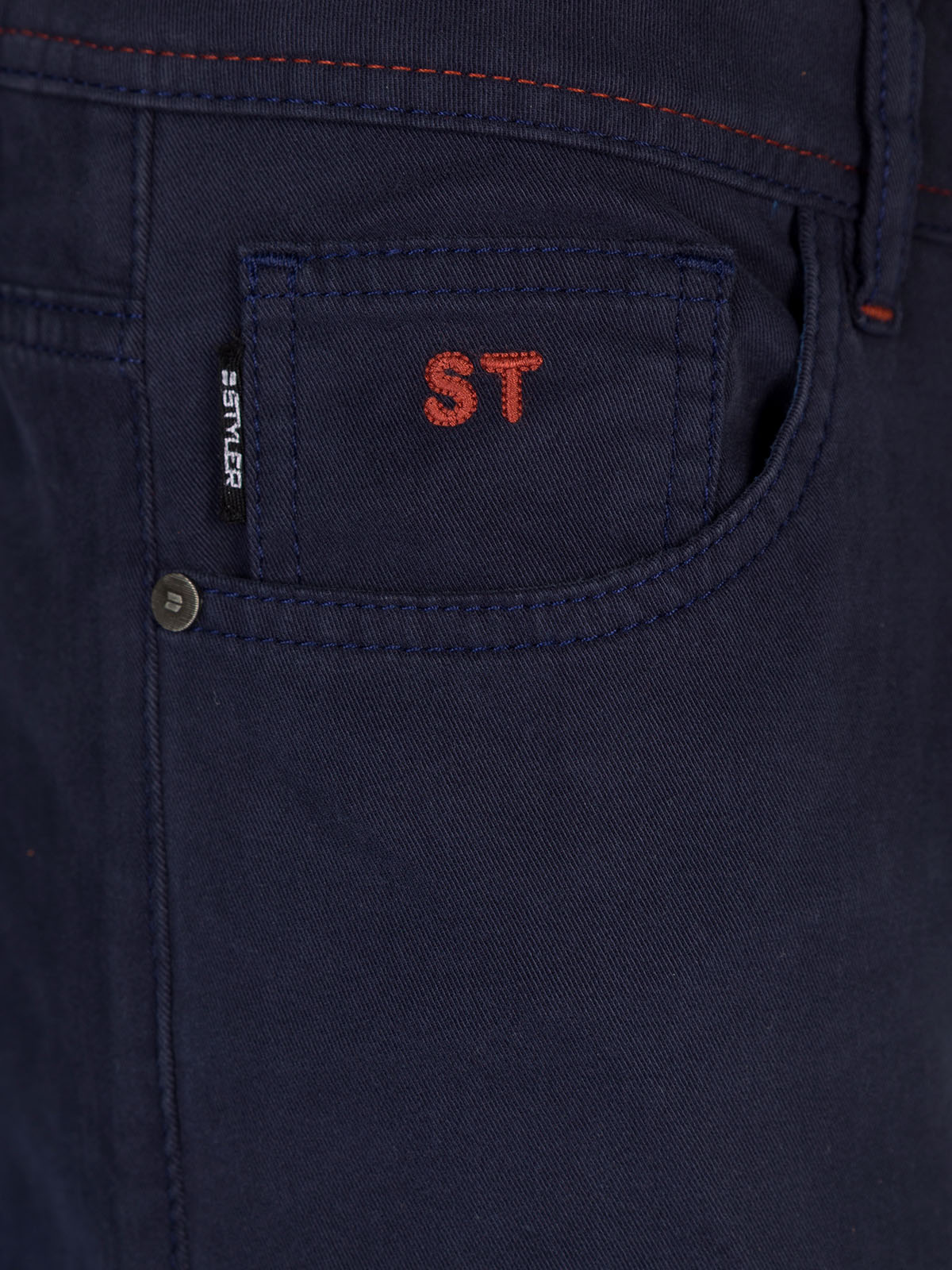 Men’s dark blue slim trousers - 60324 89.42 € img3