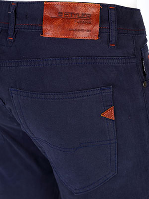 Men’s dark blue slim trousers - 60324 89.42 € img4