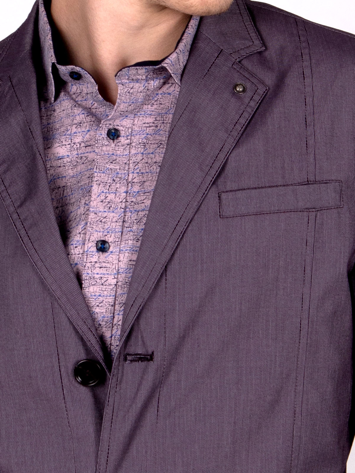 Jacket in purple with a fine stripe - 61005 € 23.62 img4