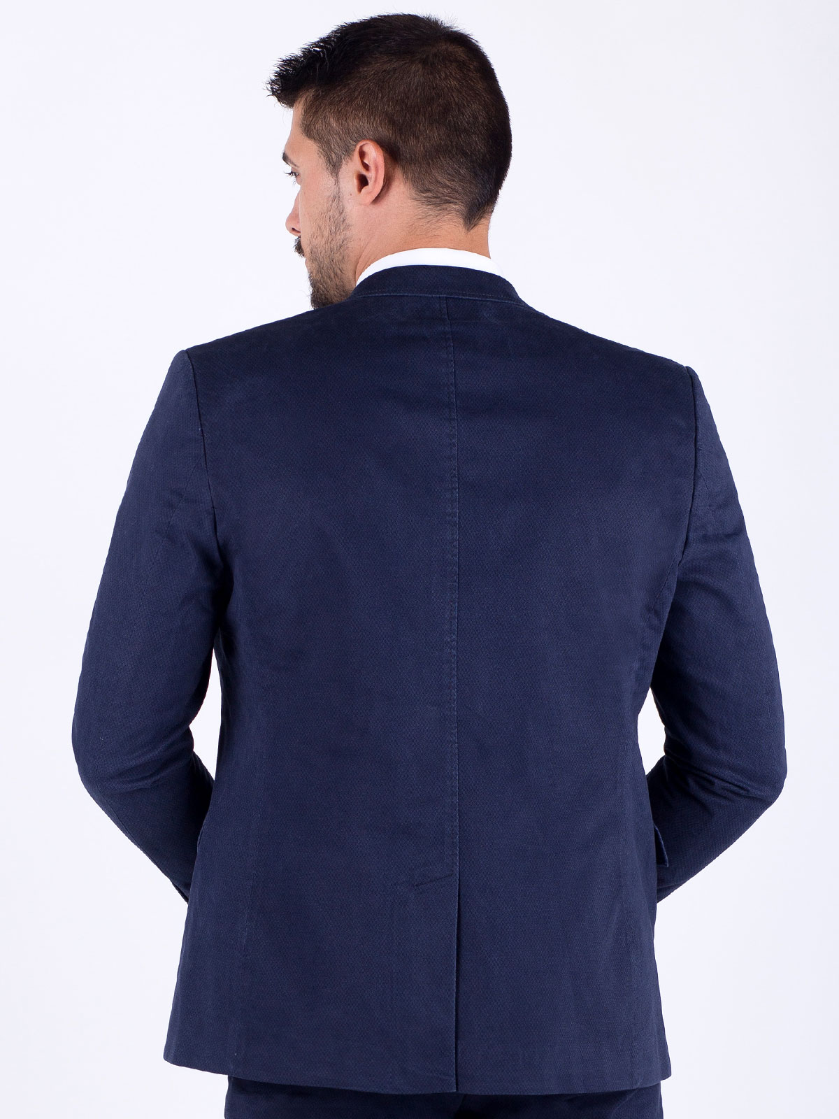 Mens jacket in dark blue - 61055 € 44.43 img2