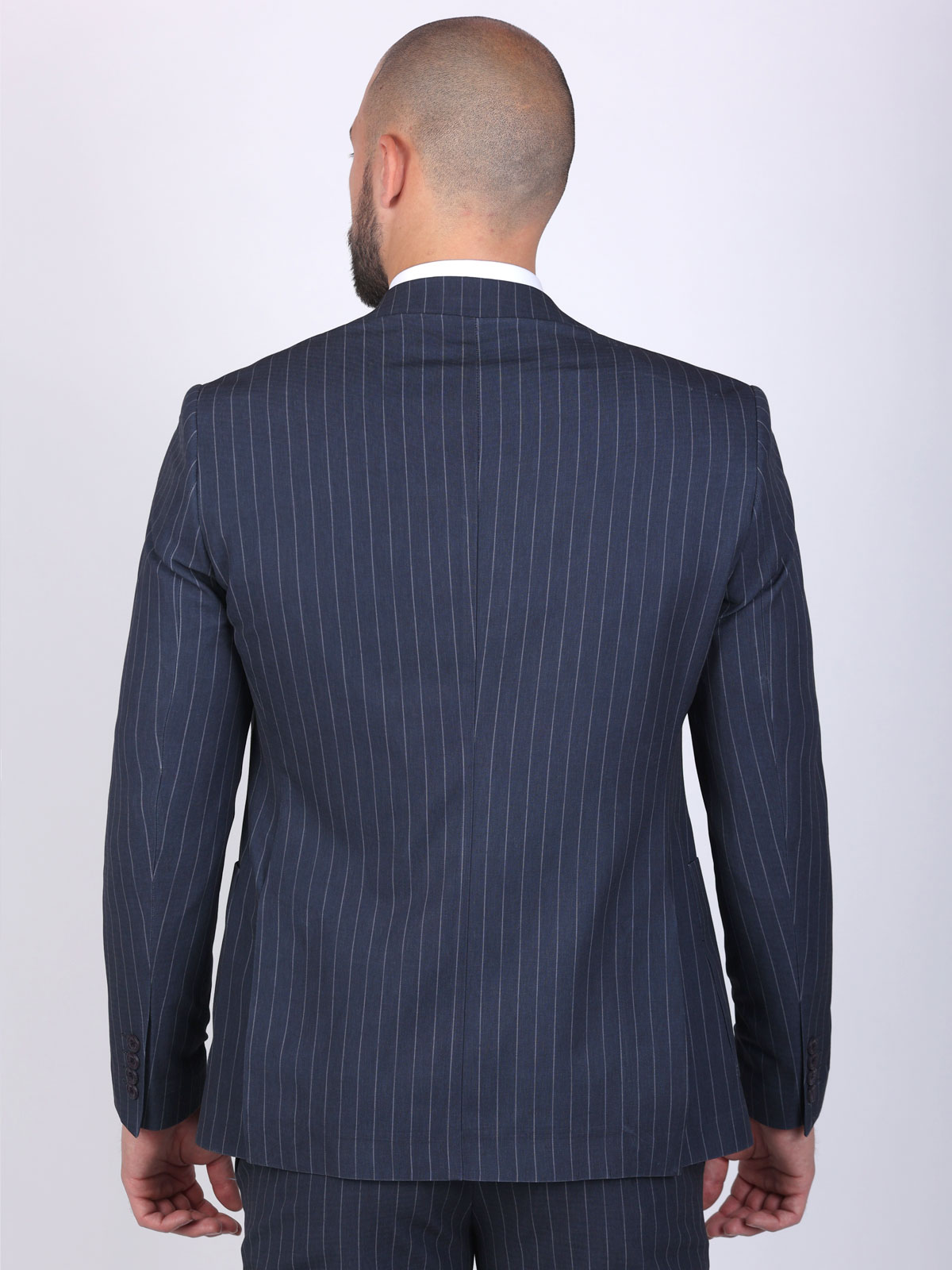 Sporty elegant striped jacket - 61086 € 55.12 img2