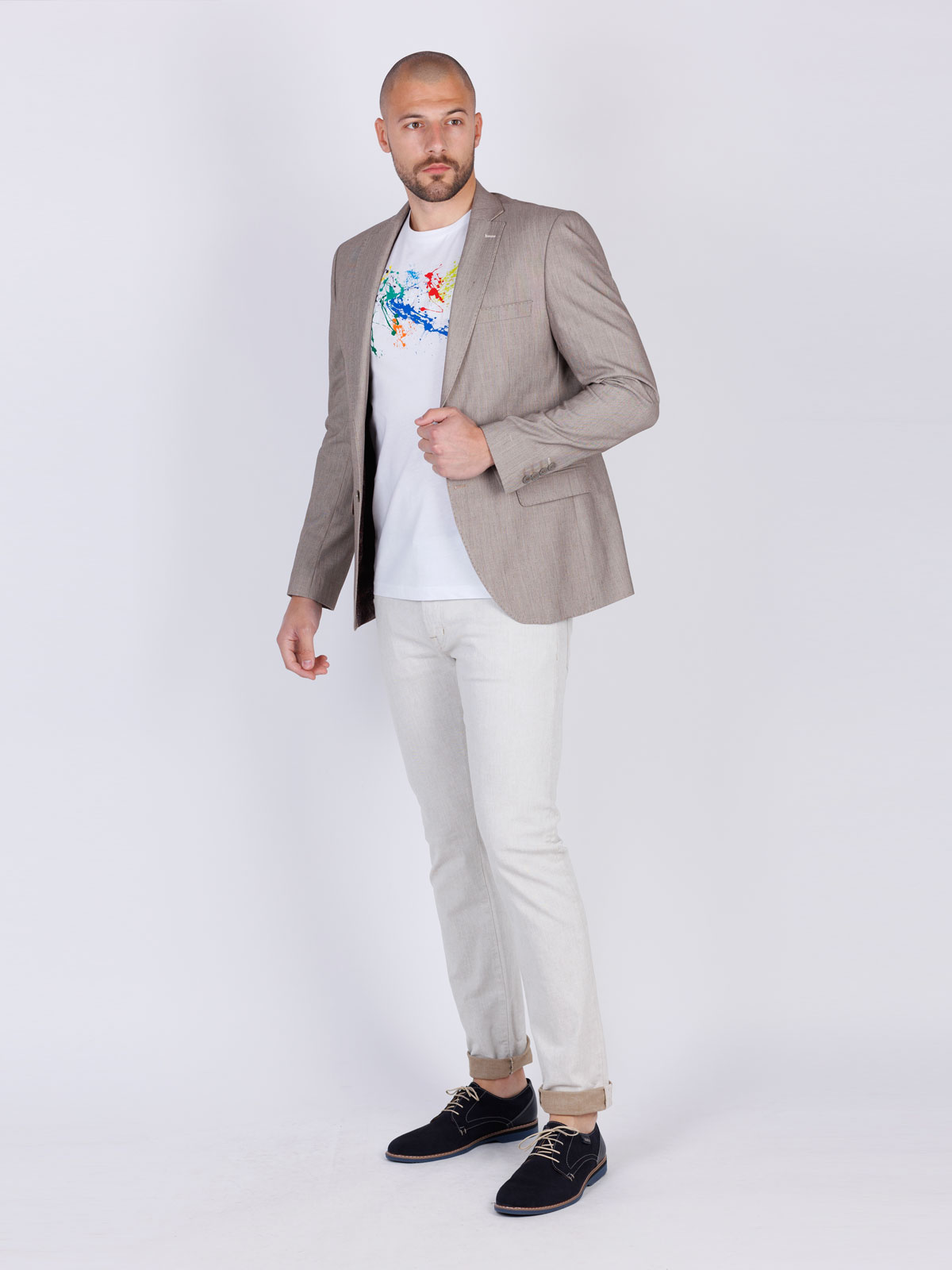 Cotton and linen jacket - 61090 € 83.24 img4