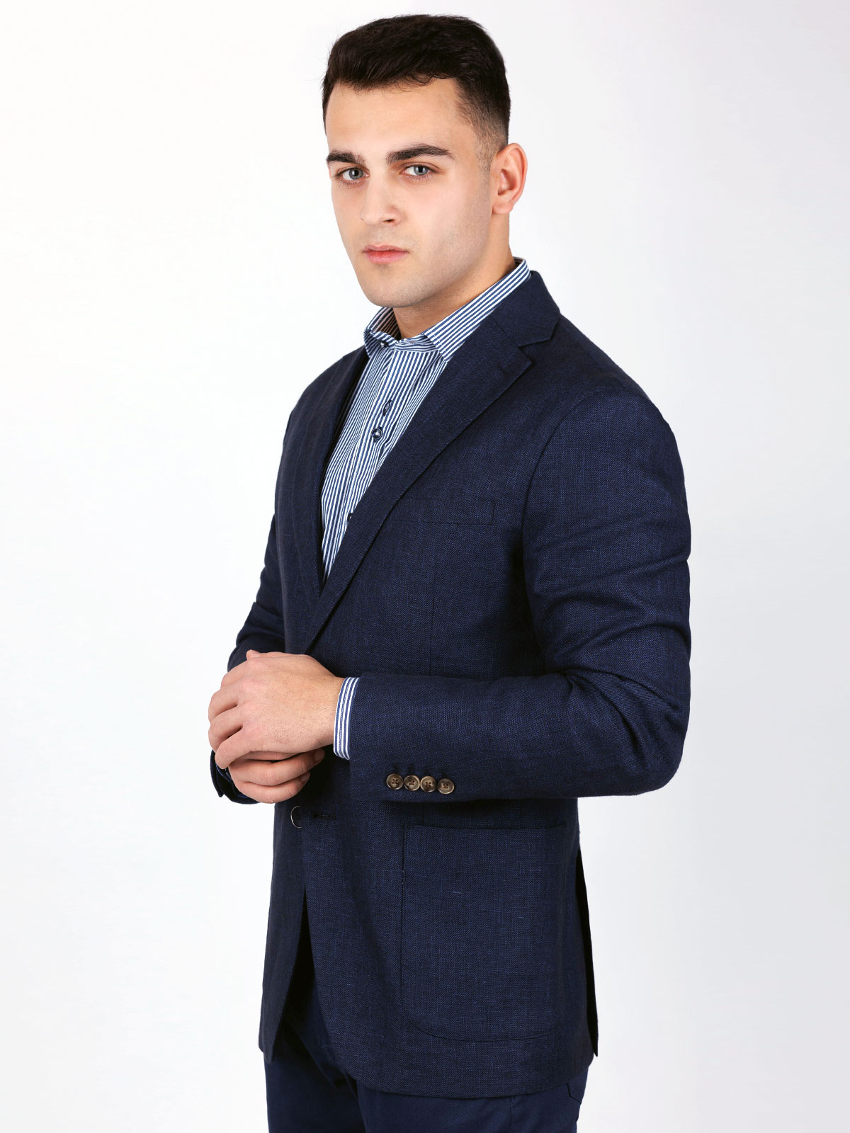 Mens jacket in dark blue - 61092 € 133.86 img2