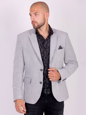 Mens jacket in light gray-61095-€ 145.10