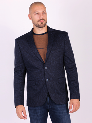 Jacket in black and blue melange-61097-€ 120.36