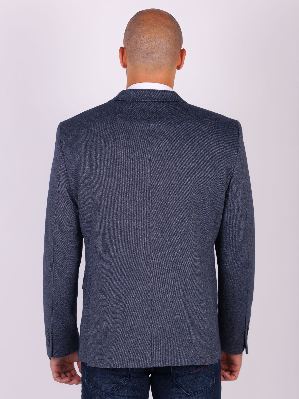Jachetă pentru bărbați în negru gri mela - 61098 € 120.36 img2