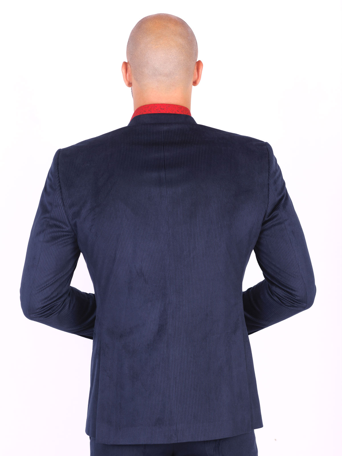 Navy blue striped jacket - 61101 € 83.80 img2
