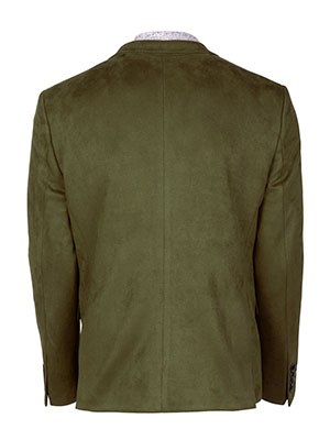 Mens jacket in green suede - 61110 139.48 € img3