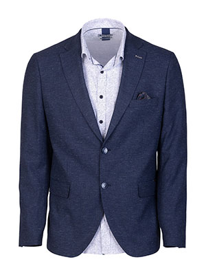 Mens sportelegant jacket dark blue mela - 61112 - € 143.98