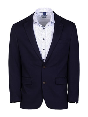 Mens dark blue jacket  jersey max - 61113 - € 128.79