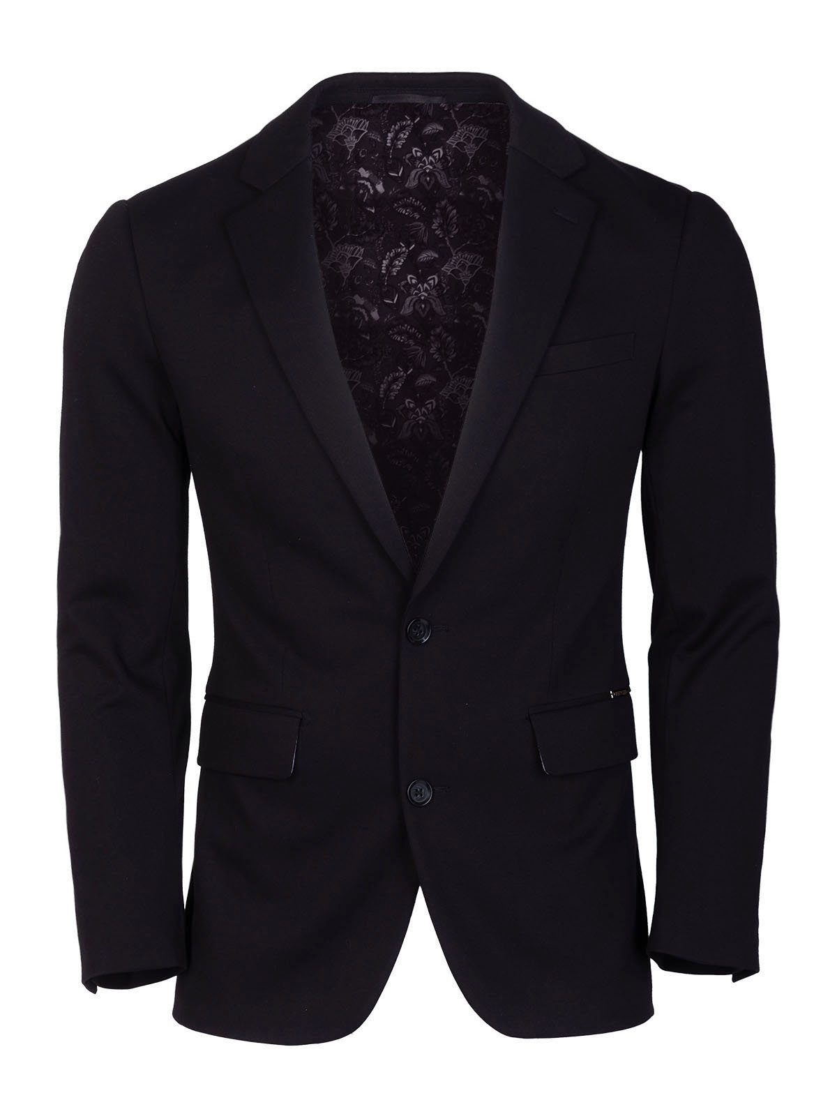 Blazer negru pentru bărbați  jersey max - 61114 € 128.79 img1