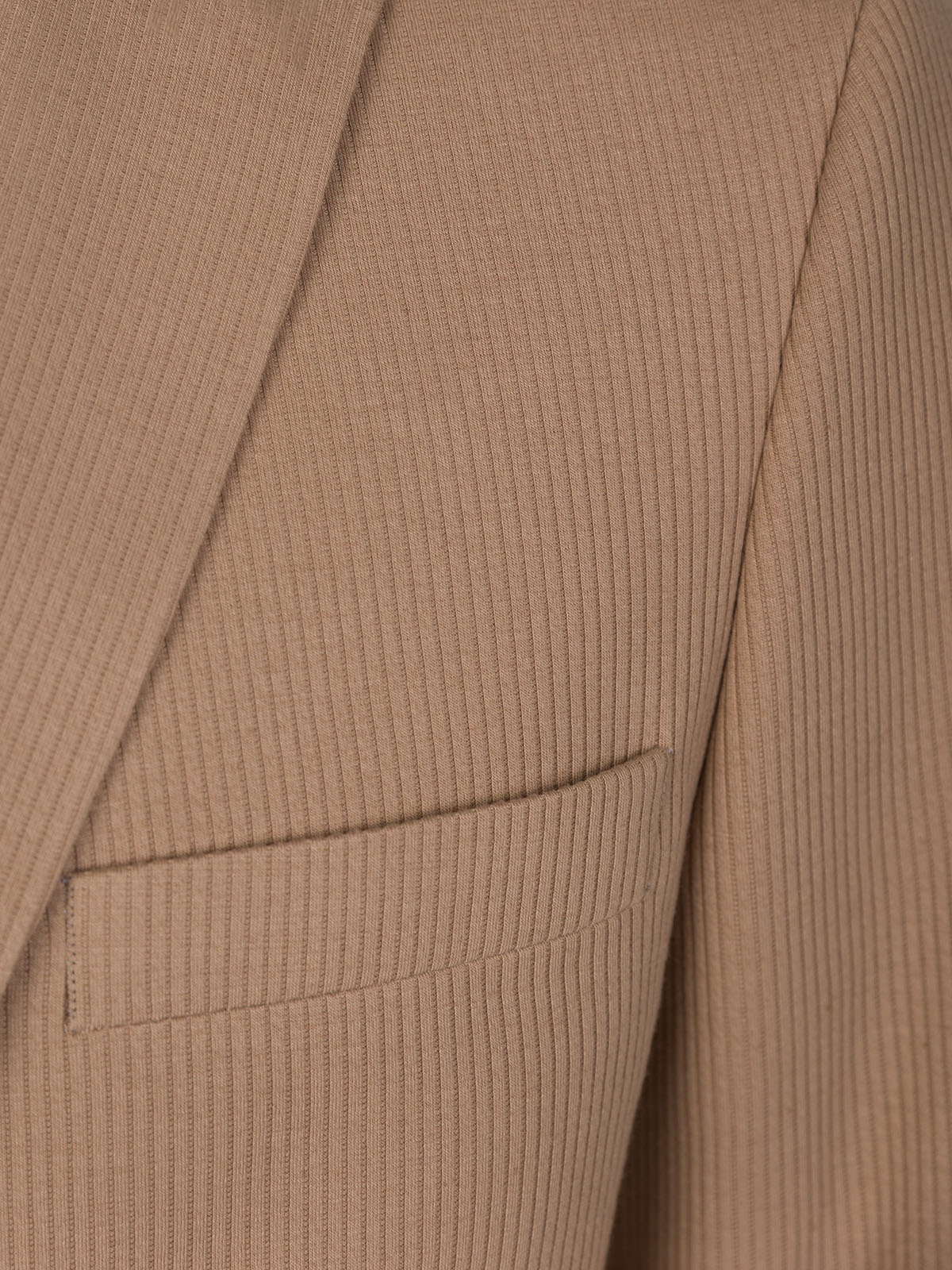 Ανδρικό σακάκι σκούρο μπεζ ριπ - 61255 148.00 € img3