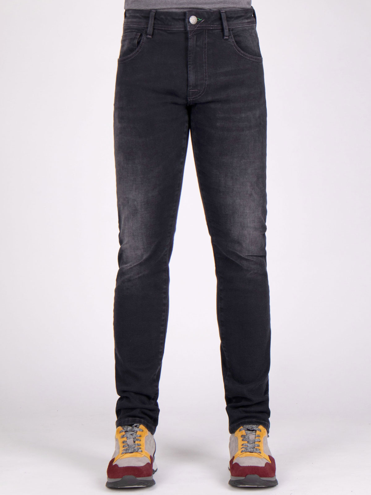 Black fitted jeans with elastane - 62140 € 30.93 img2