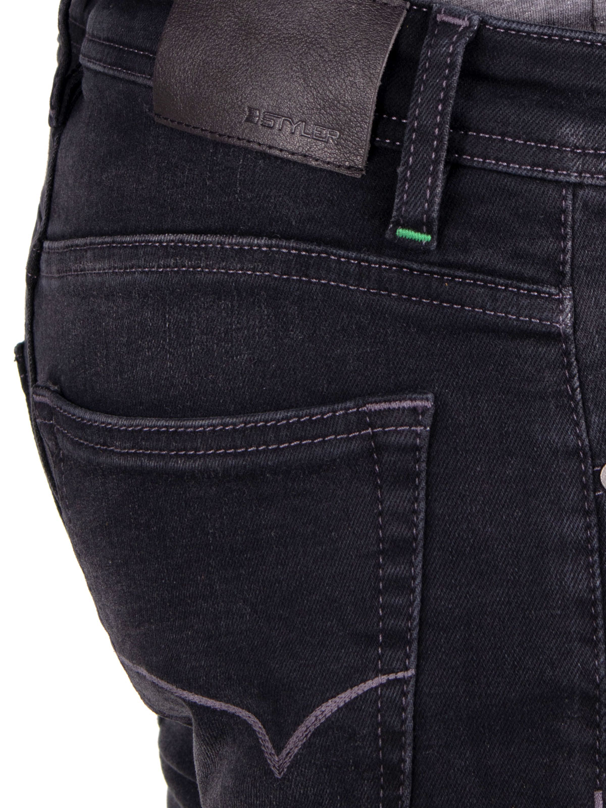 Black fitted jeans with elastane - 62140 € 30.93 img5