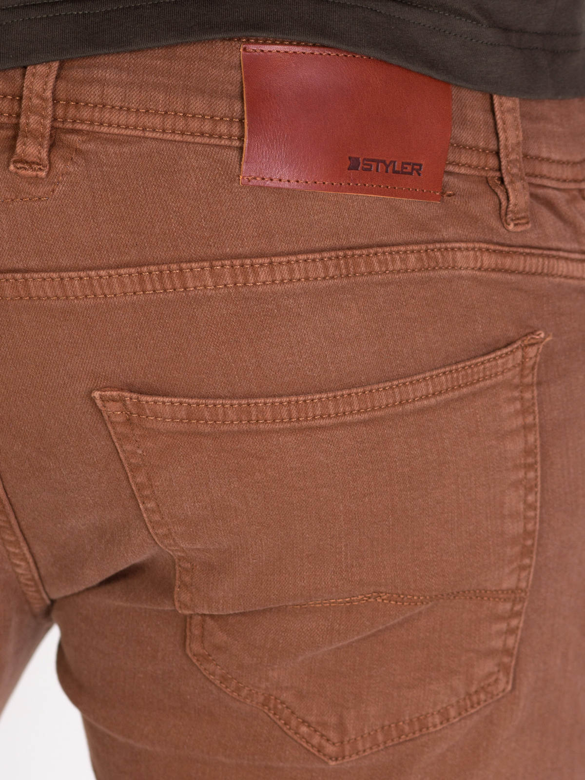 Sports jeans in camel color - 62154 € 44.43 img3